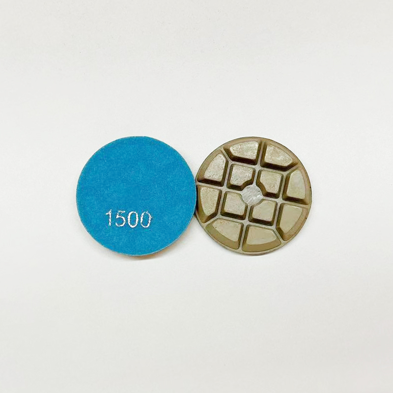Бетонна смола шлифовъчна диска 1500#/concrete смола с подложка#/diamond смола шлифовъчен диск
